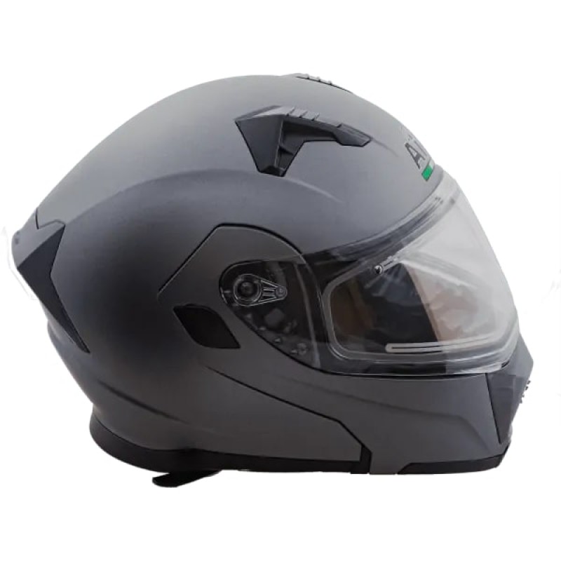 Мотошлем зимний AiM JK906, серый, размер M