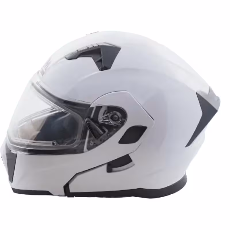 Мотошлем зимний AiM JK906, белый, размер M