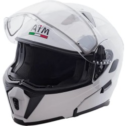 Мотошлем зимний AiM JK906, белый, размер L