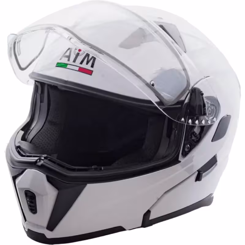 Мотошлем зимний AiM JK906, белый, размер XL