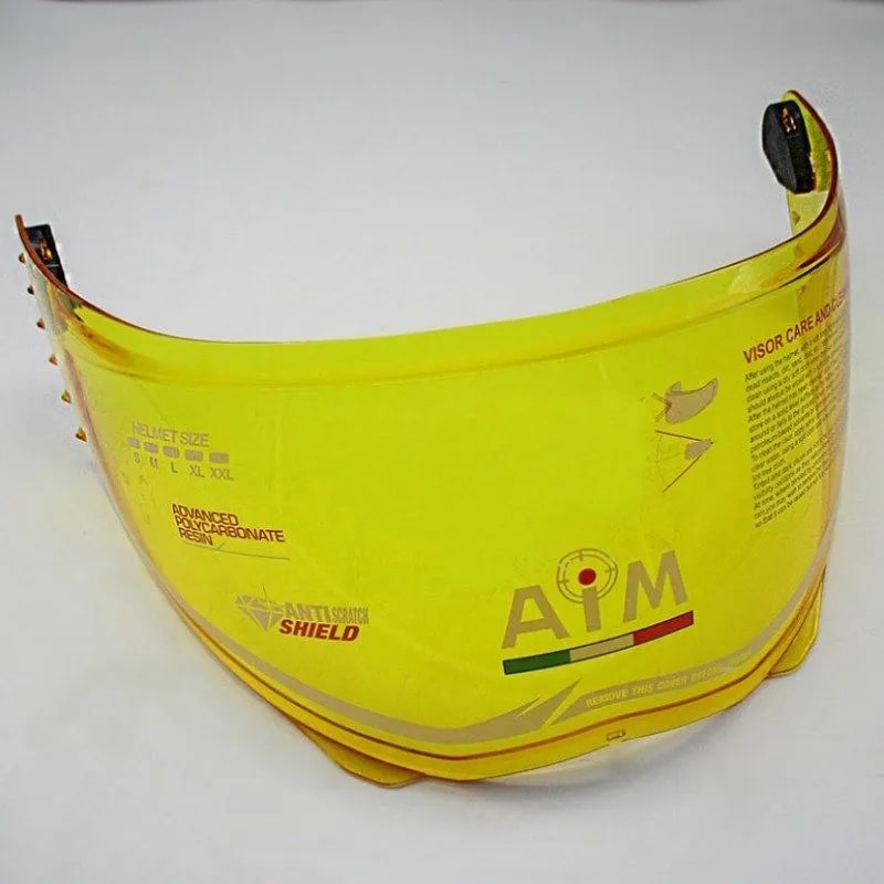 Визор для мотошлема AiM JK906, желтый