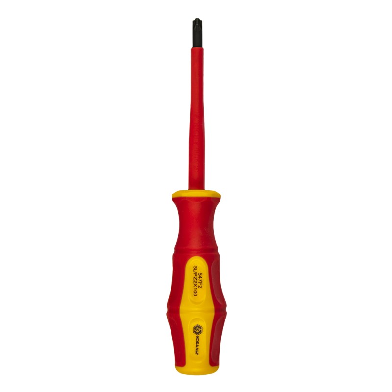 Отвертка диэлектрическая FL/PZ-2х100 мм Кобальт CR-V Ultra Grip 799-734