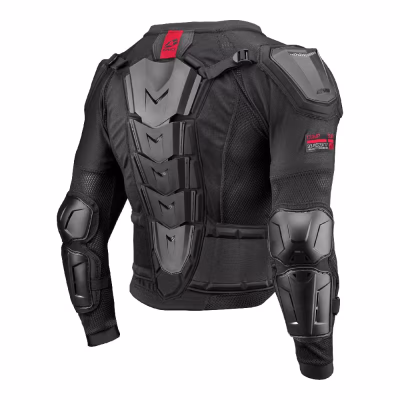 Черепаха защитная EVS Comp, черный/красный, размер L