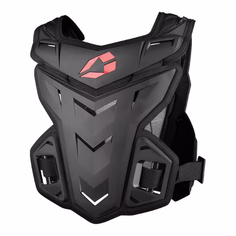 Жилет защитный EVS F1, черный/красный, размер L/XL