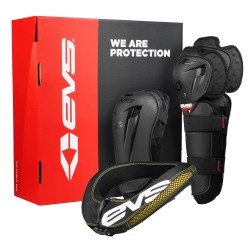 Комплект защиты детский EVS (колени, локти, шея) Option Slam Combo, черный
