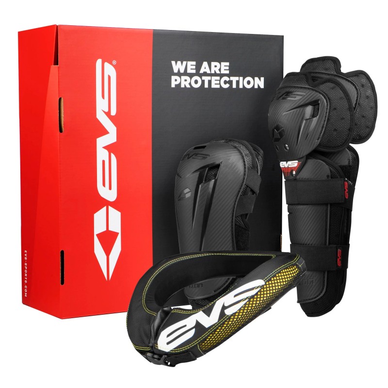 Комплект защиты детский EVS (колени, локти, шея) Option Slam Combo, черный