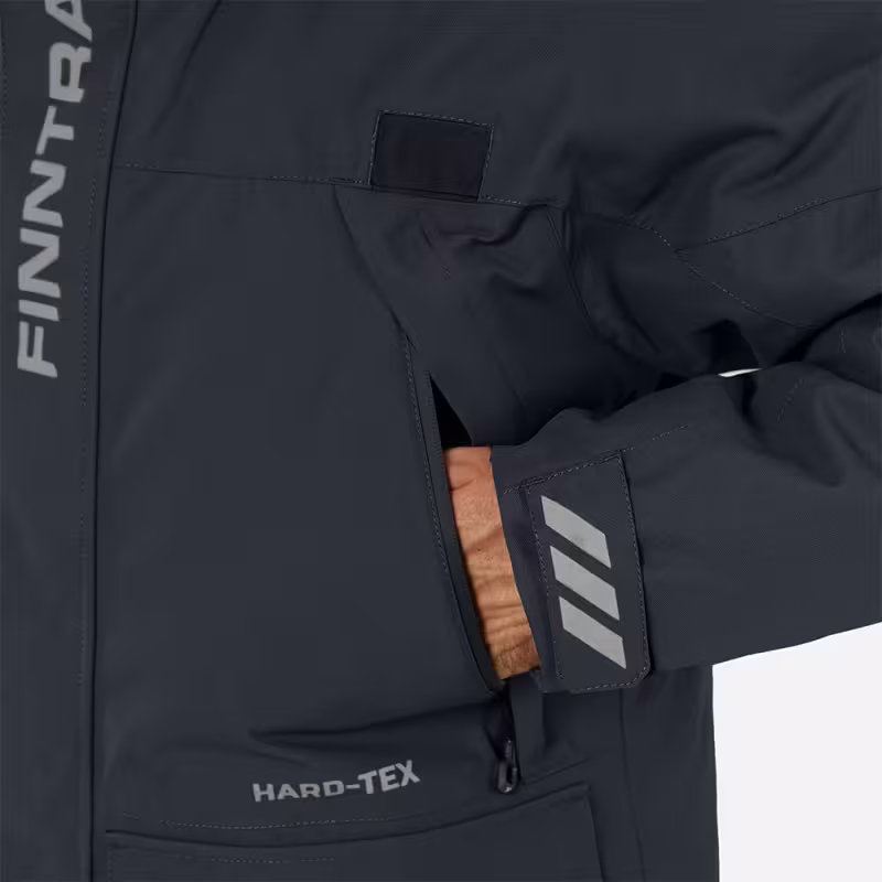 Костюм мужской Finntrail Outback 3753 Dark Grey, мембрана Hard-Tex, серый, размер 42-44 (XS), 160-170 см