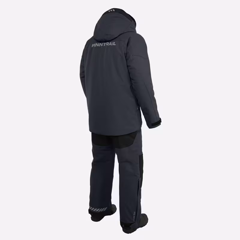 Костюм мужской Finntrail Outback 3753 Dark Grey, мембрана Hard-Tex, серый, размер 50-52 (L), 175-185 см
