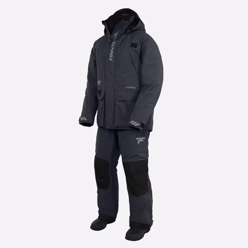Костюм мужской Finntrail Outback 3753 Dark Grey, мембрана Hard-Tex, серый, размер 54-56 (XL), 180-190 см