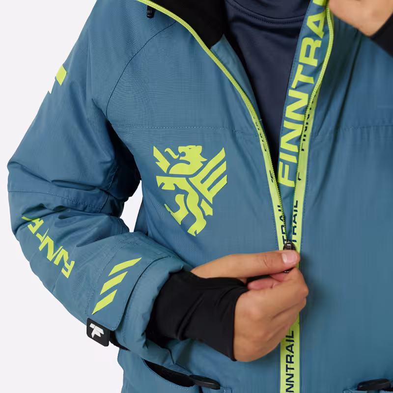 Комбинезон детский зимний Finntrail Swift 3780, ткань Рипстоп, голубой, рост 134-140 см