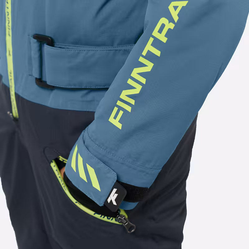 Комбинезон детский зимний Finntrail Swift 3780, ткань Рипстоп, голубой, рост 134-140 см