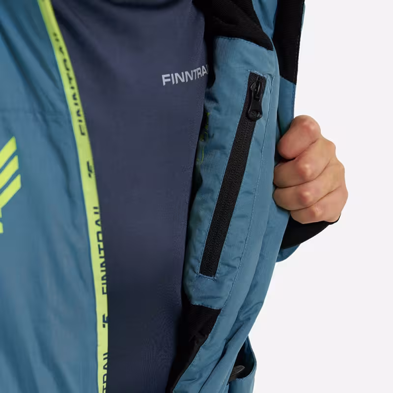 Комбинезон детский зимний Finntrail Swift 3780, ткань Рипстоп, голубой, рост 134-140 см