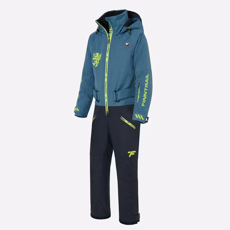 Комбинезон детский зимний Finntrail Swift 3780, ткань Рипстоп, голубой, рост 146-152 см