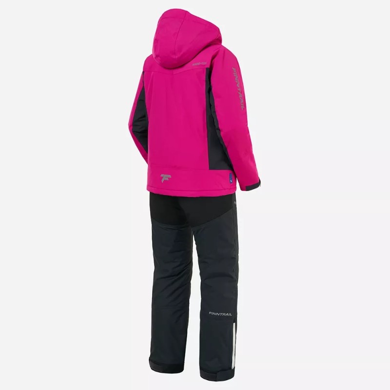Костюм женский Finntrail Atlas W 3460 Pink, мембрана Hard-Tex, розовый, размер 42-44 (XS), 155-165 см