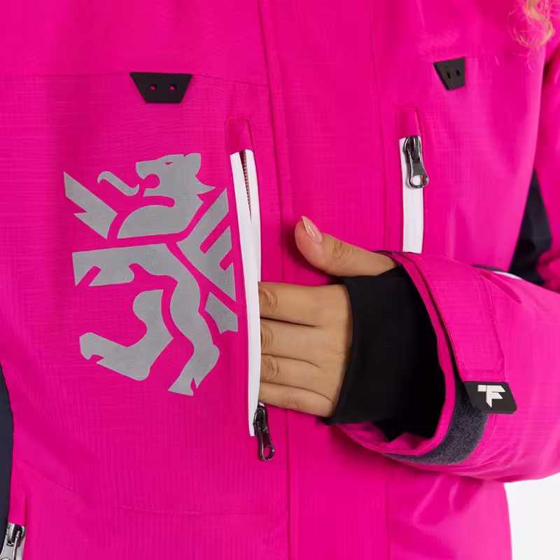 Костюм женский Finntrail Atlas W 3460 Pink, мембрана Hard-Tex, розовый, размер 44-46 (S), 160-170 см