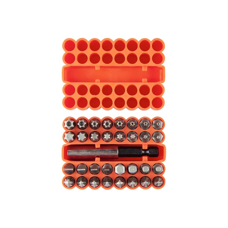 Набор бит с адаптером AV Steel AV-071033, 33 предмета