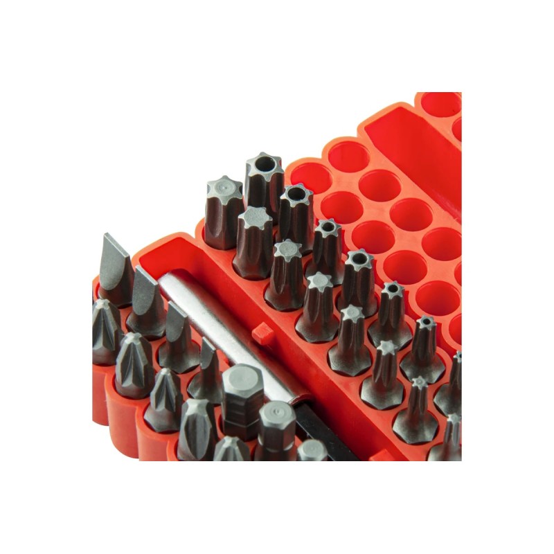 Набор бит с адаптером AV Steel AV-071033, 33 предмета