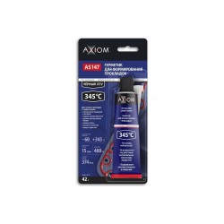 Герметик для формирования прокладок высокотемпературный Axiom RTV, чёрный