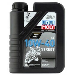 Масло моторное HC-синтетическое для 4Т мотоциклов Liqui Moly Motorbike 4T Street 10W-40 CN Plus 1521, 1 л