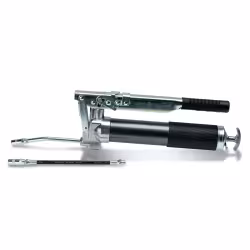 Шприц рычажный Runtec RT-BJ467 2-х плунжерный, усиленный, с переключением плунжеров, 400 мл