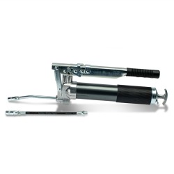 Шприц рычажный Runtec RT-BJ467 2-х плунжерный, усиленный, с переключением плунжеров, 400 мл