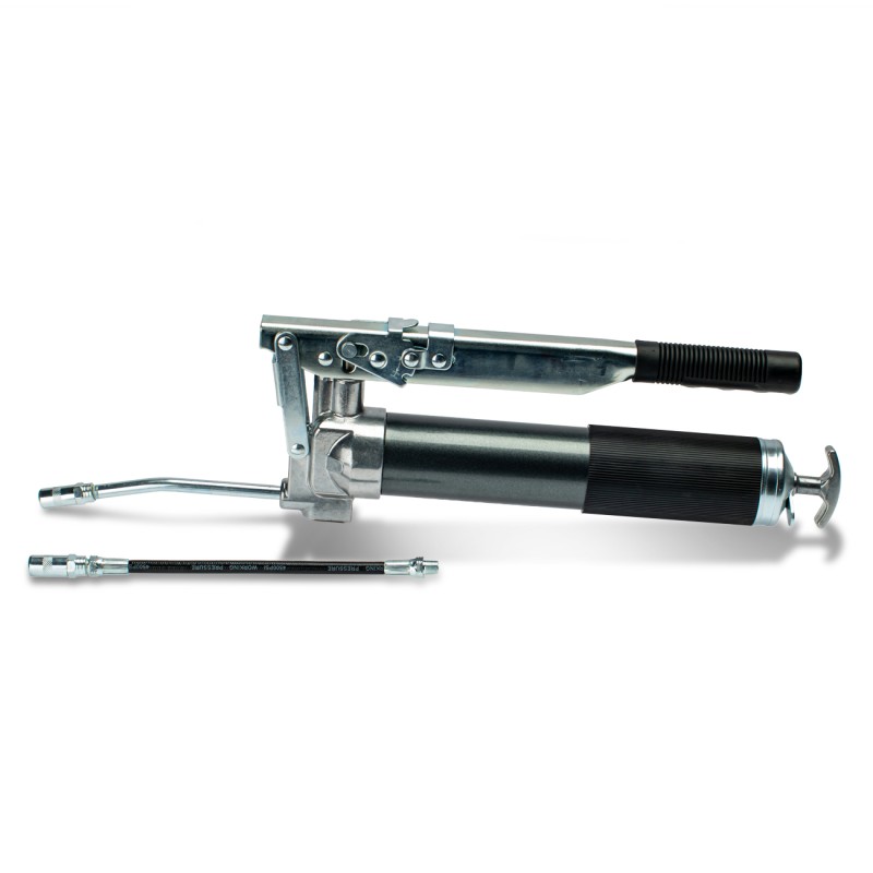 Шприц рычажный Runtec RT-BJ467 2-х плунжерный, усиленный, с переключением плунжеров, 400 мл