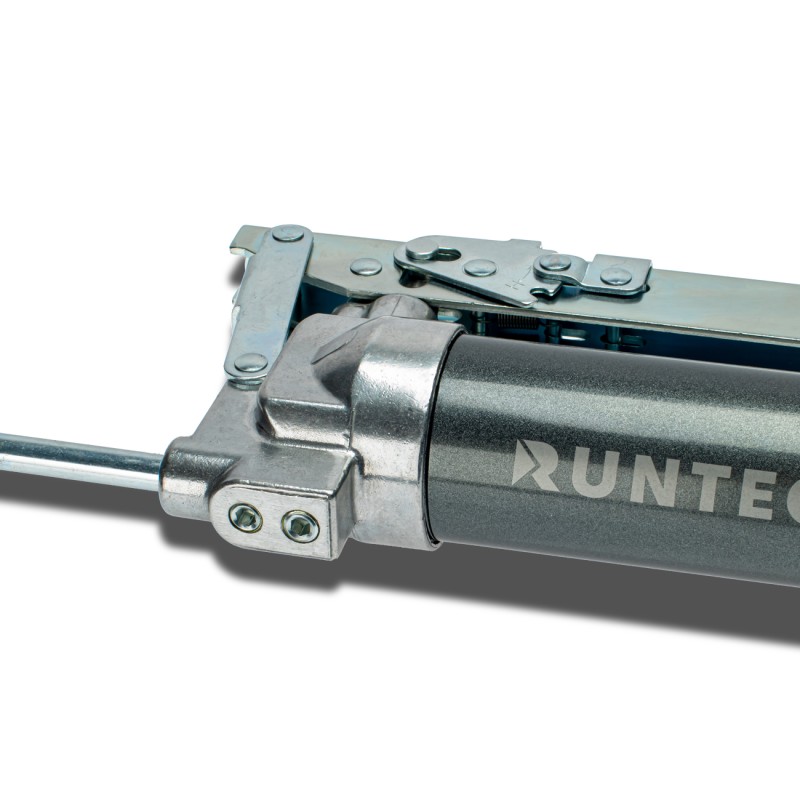 Шприц рычажный Runtec RT-BJ467 2-х плунжерный, усиленный, с переключением плунжеров, 400 мл