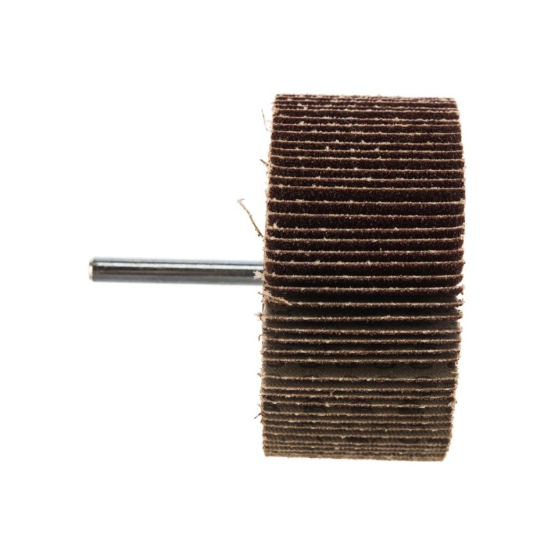 Круг шлифовальный с оправкой Практика 649-110, 80х40 мм, P 80, хвостовик 6 мм