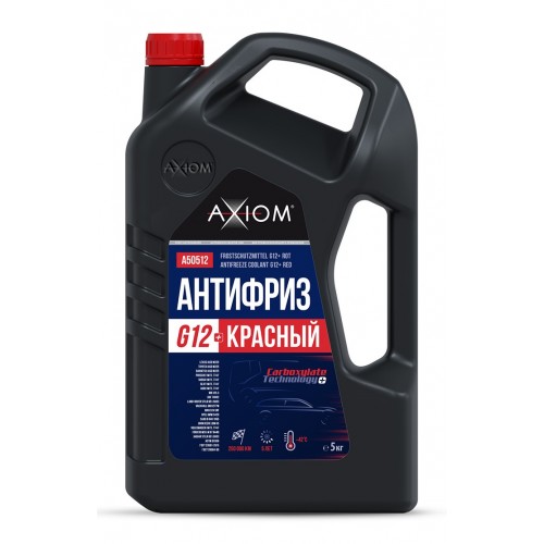 Антифриз Axiom G12+ A50512, красный, 5 кг