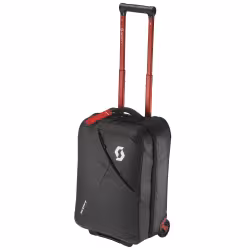 Чемодан на колесах Scott Travel Softcase 40 dark grey/red clay, 40 л, темно-серый