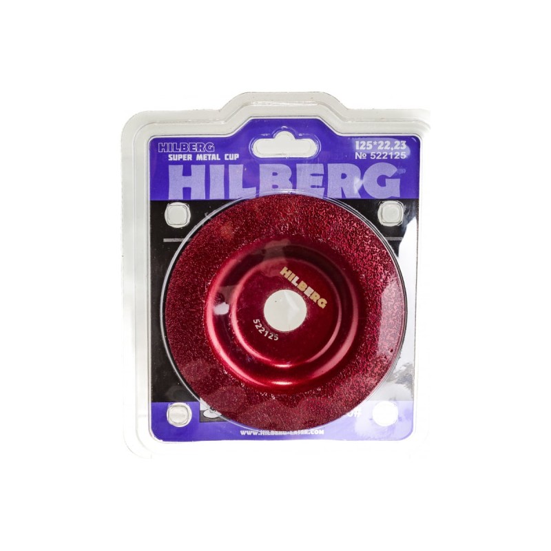 Чашка алмазная шлифовальная Hilberg Super Metal Cup 522125, 125х22.23 мм