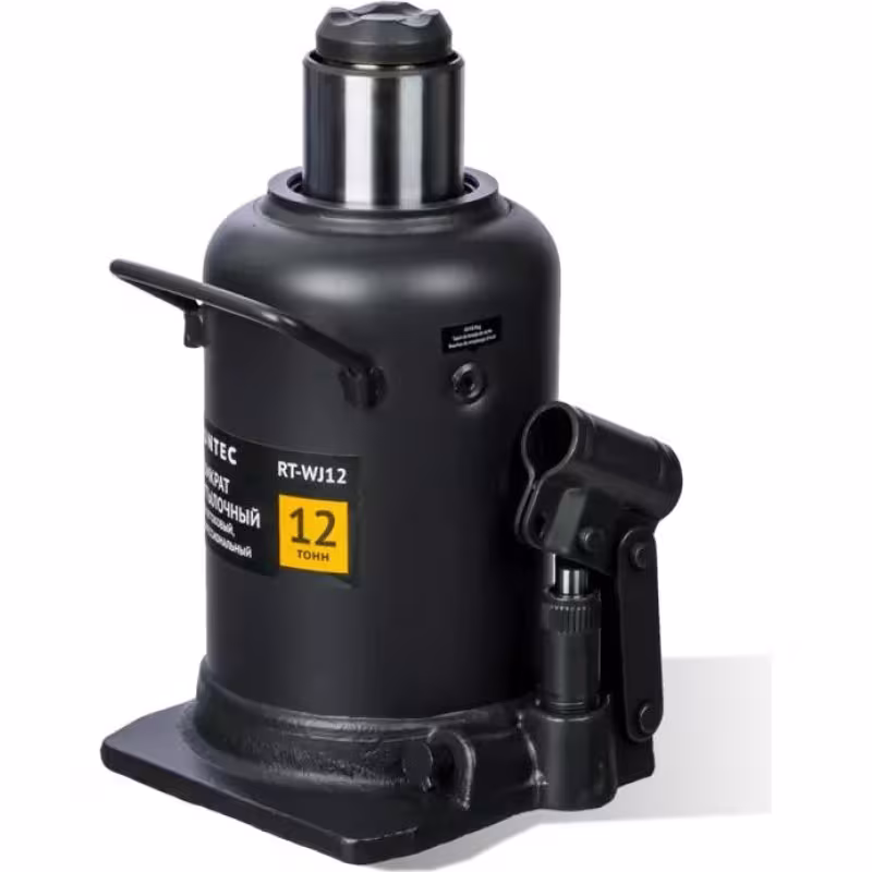 Домкрат бутылочный гидравлический Runtec RT-WJ12, 12 т