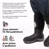 Сапоги мужские Finntrail Edge 7513 Graphite, черный, размер 42