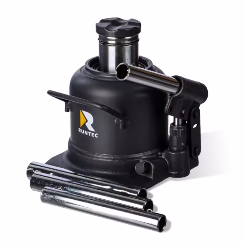 Домкрат бутылочный гидравлический Runtec RT-WJ20, 20 т