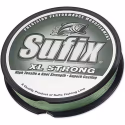 Леска монофильная Sufix XL Strong x10, 0.30 мм, 7.7 кг, 100 м, зеленый