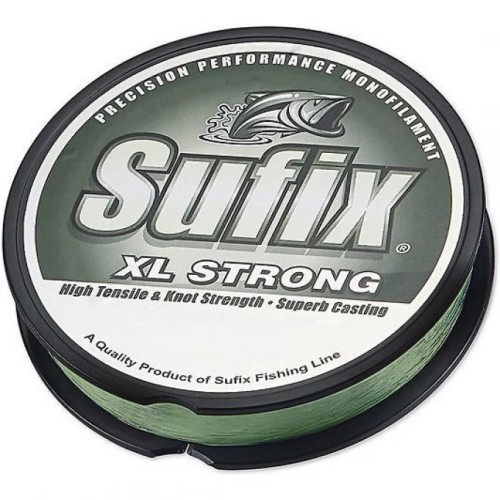 Леска монофильная Sufix XL Strong x10, 0.25 мм, 5.4 кг, 100 м, зеленый
