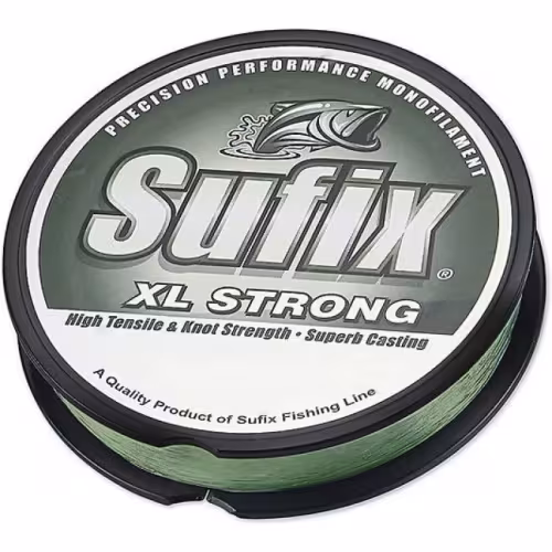 Леска монофильная Sufix XL Strong x10, 0.23 мм, 4.4 кг, 100 м, зеленый