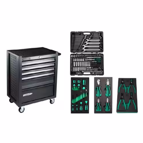 Тележка с набором инструментов Runtec EQ-000063, 184 предмета