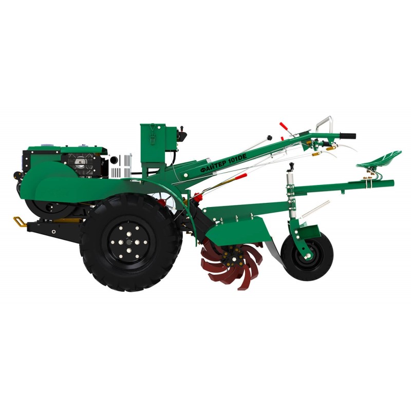 Мотоблок дизельный Файтер 101 DE + почвофреза 100 см 