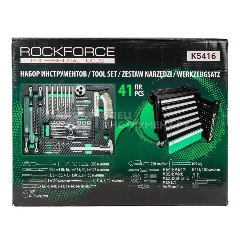 Набор инструментов RockForce RF-K5416, 41 предмет