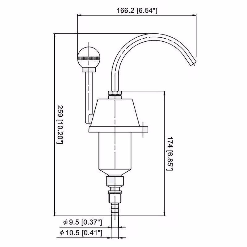 Кран-насос для подачи воды TMC 10014893