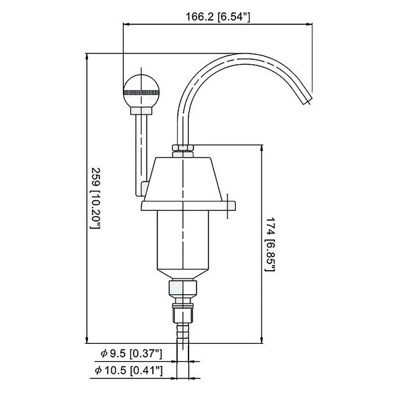 Кран-насос для подачи воды TMC 10014893