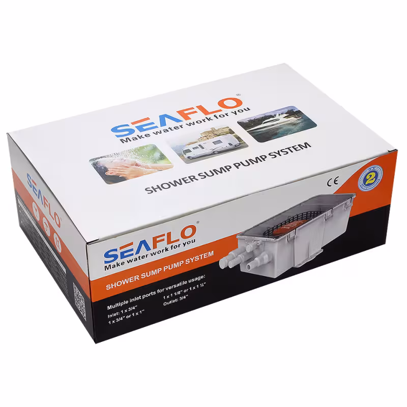 Бак сточный для душа  Seaflo, 12 В