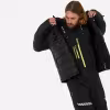 Костюм мужской Finntrail Fjord 3754 Graphite, мембрана Hard-Tex, черный, размер 44-46 (S), 165-175 см