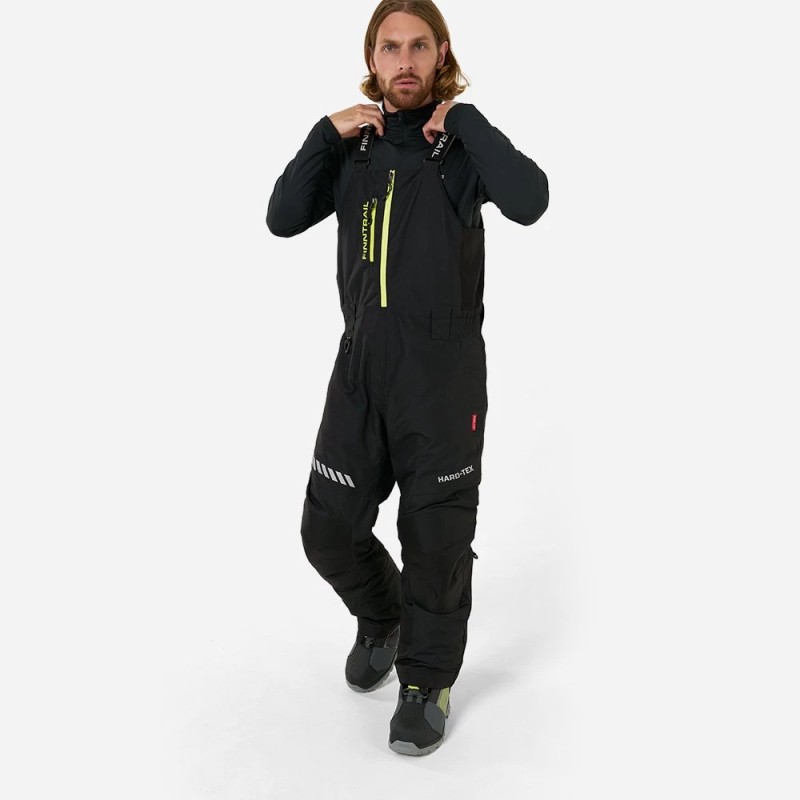 Костюм мужской Finntrail Fjord 3754 Graphite, мембрана Hard-Tex, черный, размер 44-46 (S), 165-175 см