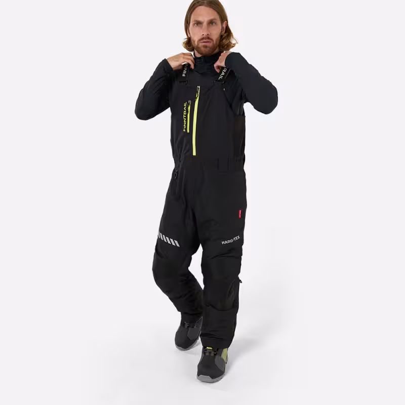 Коcтюм мужской Finntrail Fjord 3754 Graphite, мембрана Hard-Tex/Thermalrate, черный, размер 50-52 (L), 175-185 см