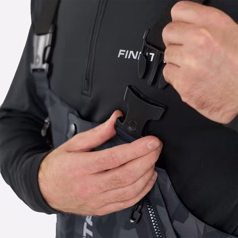 Костюм мужской Finntrail Tournament Insulated 3755 CamoShadowBlack, ткань Toray, серый, размер 44-46 (S), 165-175 см