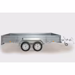 Прицеп бортовой двухосный Вектор ЛАВ 81013Е Евро, высокий борт, опорное колесо