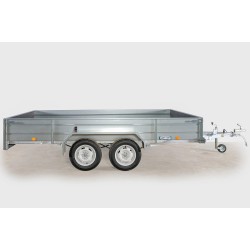 Прицеп бортовой двухосный Вектор ЛАВ 81013Е Евро, высокий борт, опорное колесо