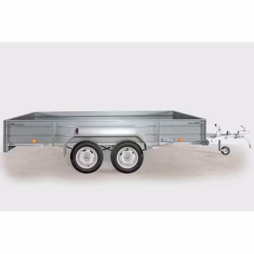 Прицеп бортовой двухосный Вектор ЛАВ 81013Е Евро, высокий борт, опорное колесо